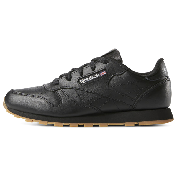 reebok leather enfant orange