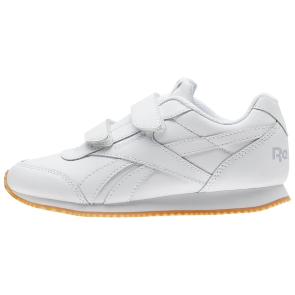 Reebok Infant Royal Classic Jogger Trainers Children Unisex Shoes White Silver