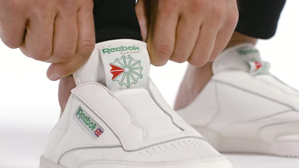 Laceless reebok shoes online