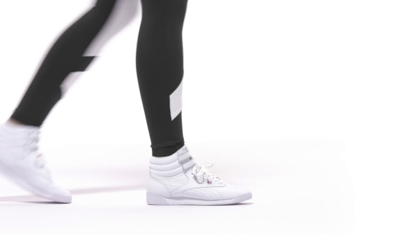 reebok freestyle hi womens white
