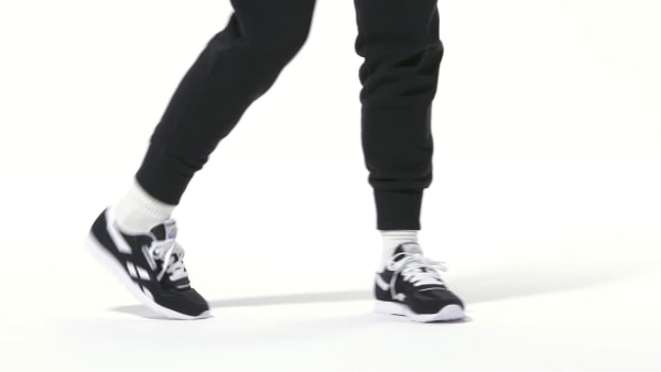reebok cl nylon black