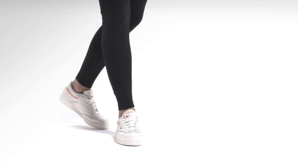 reebok club c 85 femme orange