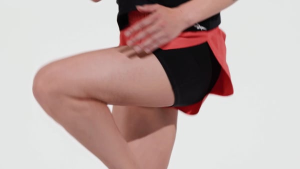 Orange Running Two-in-One Shorts