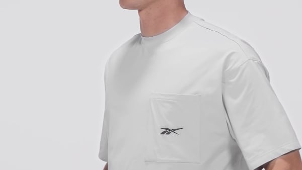 Grey Vector Pocket T-Shirt JIW24