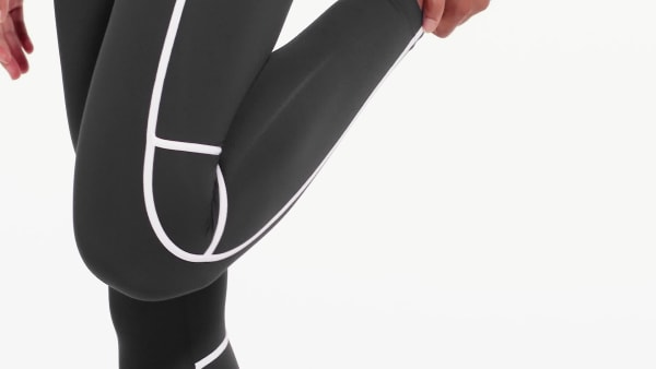 Sort Lux High-Waisted Colorblock Tights IH853