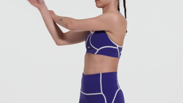 Lilla Lux Racer Colorblocked Padded Bra MMN46