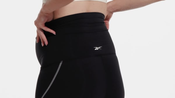 Svart Maternity Legging Shorts