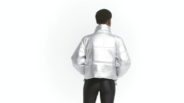 Silver STUDIO Puffer Jacket ITZ63
