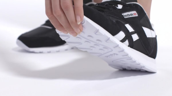 reebok classic nylon black
