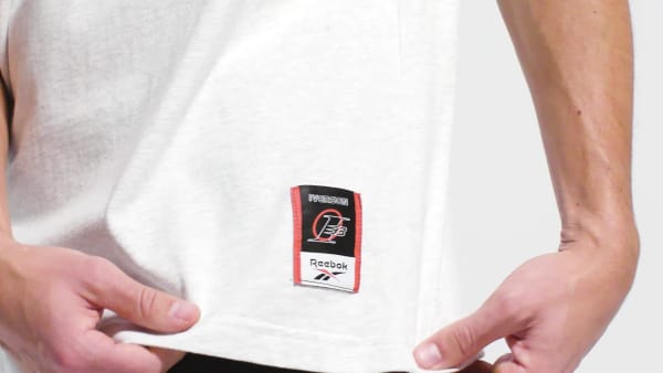 Bialy Koszulka z krótkim rękawem Iverson Basketball I3 Logo IS431