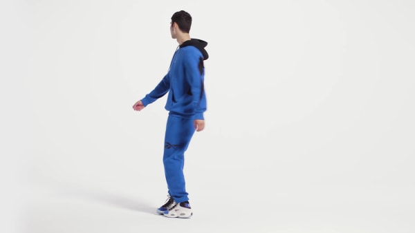 Azul Pantalón Basketball Vector Fleece QH338