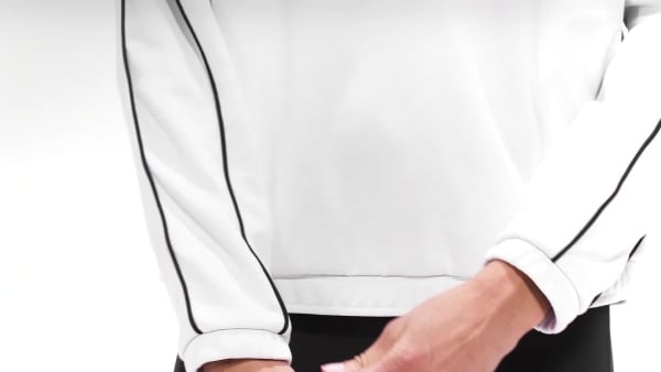 Sudadera con cierre 1/4 Workout Ready - Blanco Reebok | Reebok Mexico
