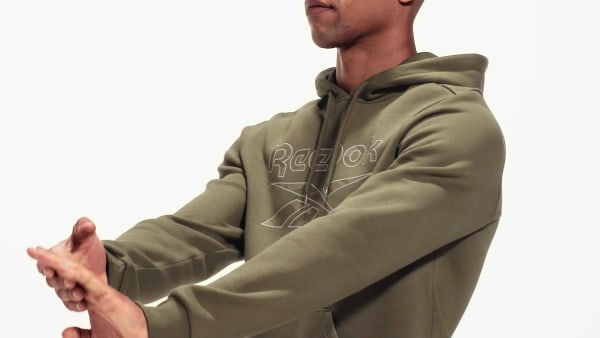 Groen Reebok Identity Big Logo Hoodie