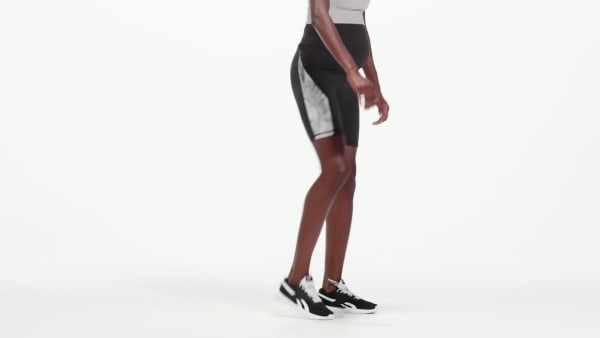Negro Shorts de ciclista de maternidad Lux QG505