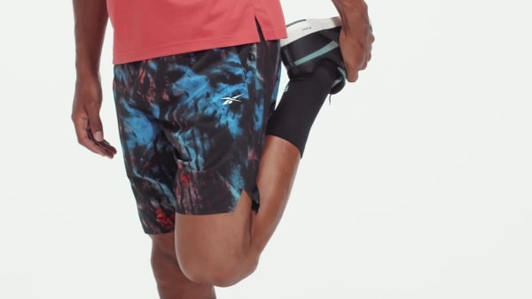 Sort Allover Print Strength Shorts QY704