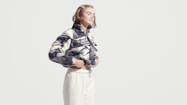 Grijs Classics Winter Print Half-Zip Sweatshirt Q2769