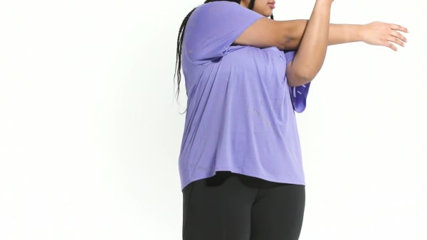 Purple Burnout T-Shirt (Plus Size) 20956