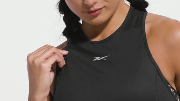 Schwarz Running Speedwick Tanktop