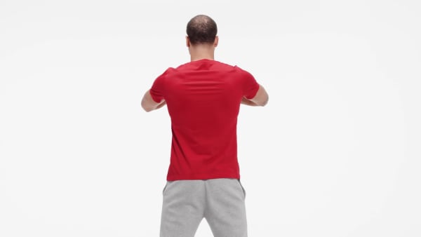 Rosso T-shirt Reebok Identity Big Logo CW675