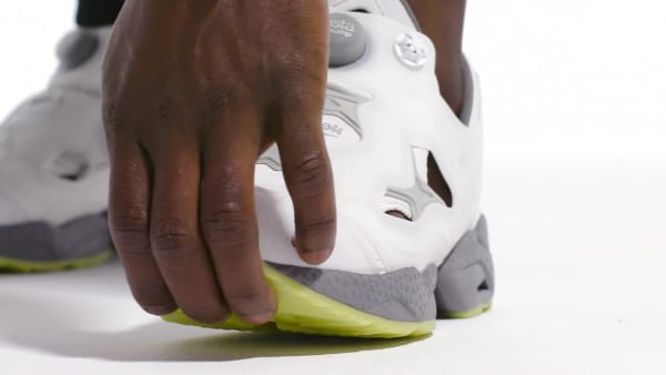 White Instapump Fury 95 Shoes